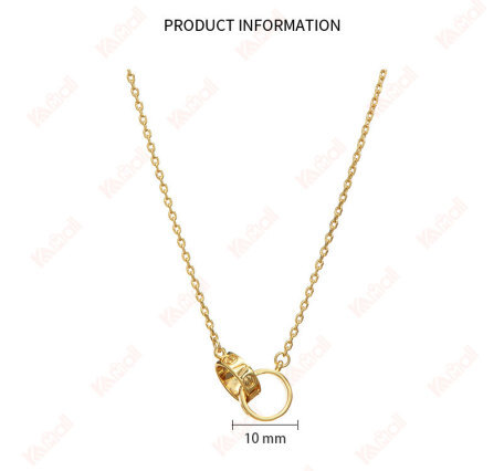 pendant necklaces water wave chain